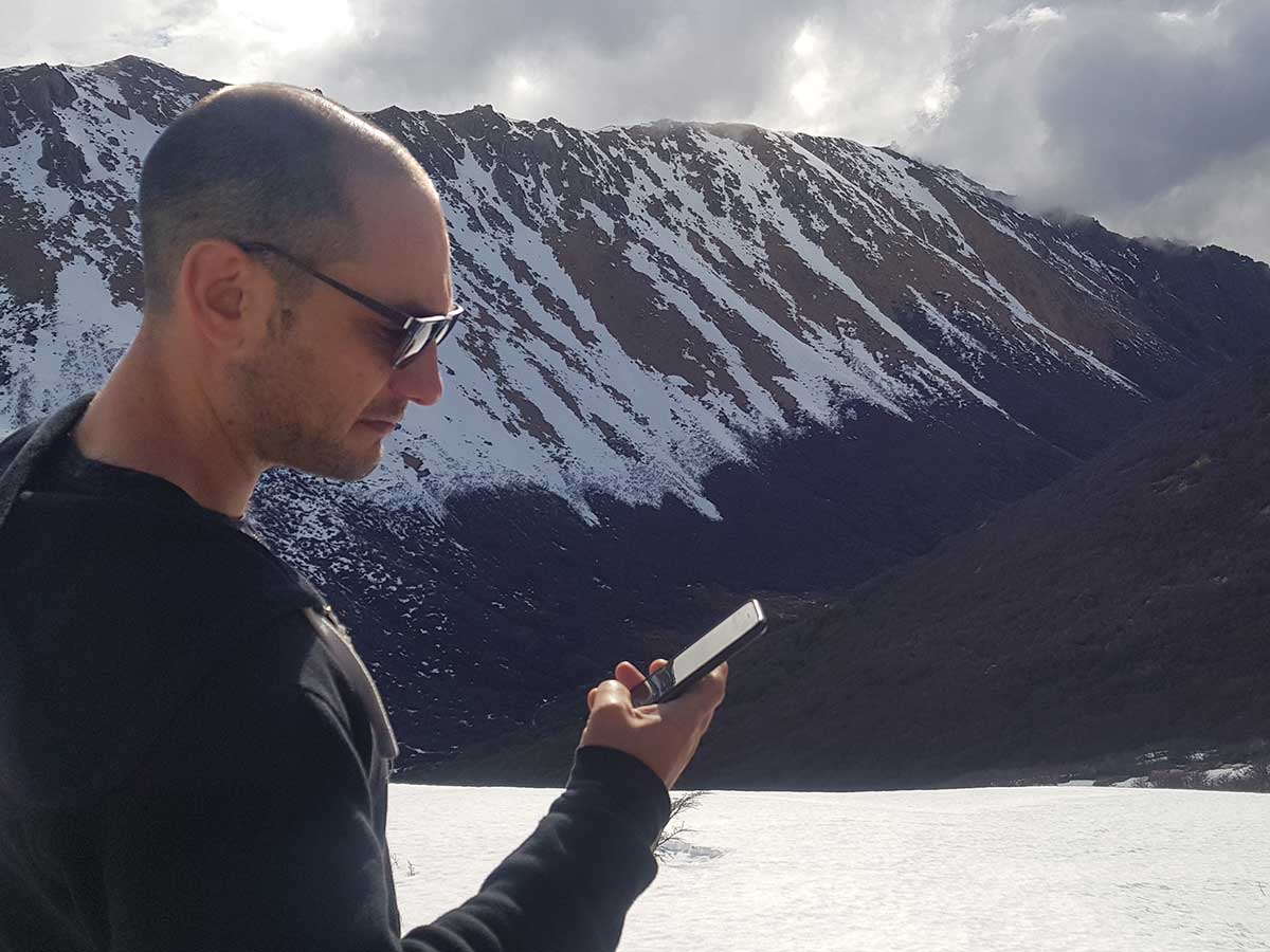 Josh Zweig in Bariloche, Argentina