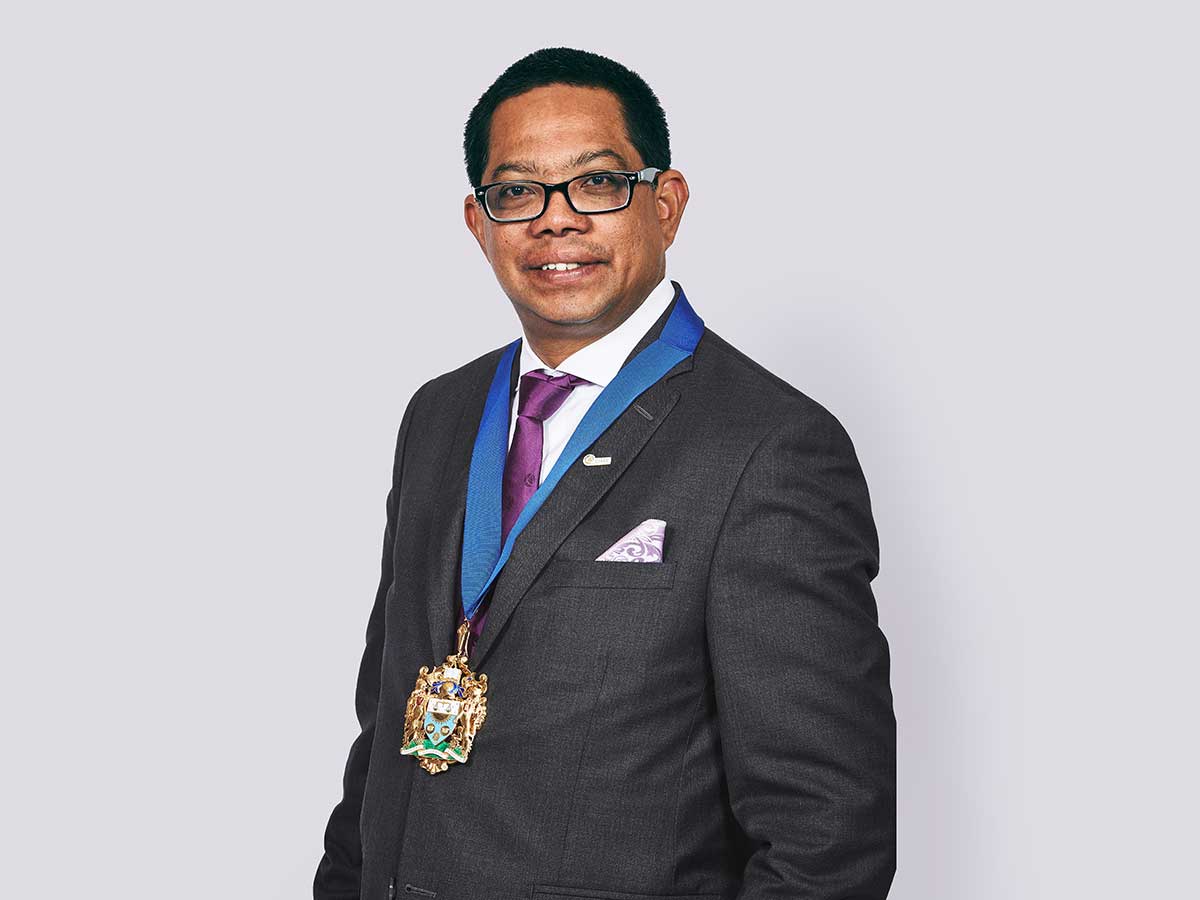 portrait of CIMA President, Amal Ratnayake