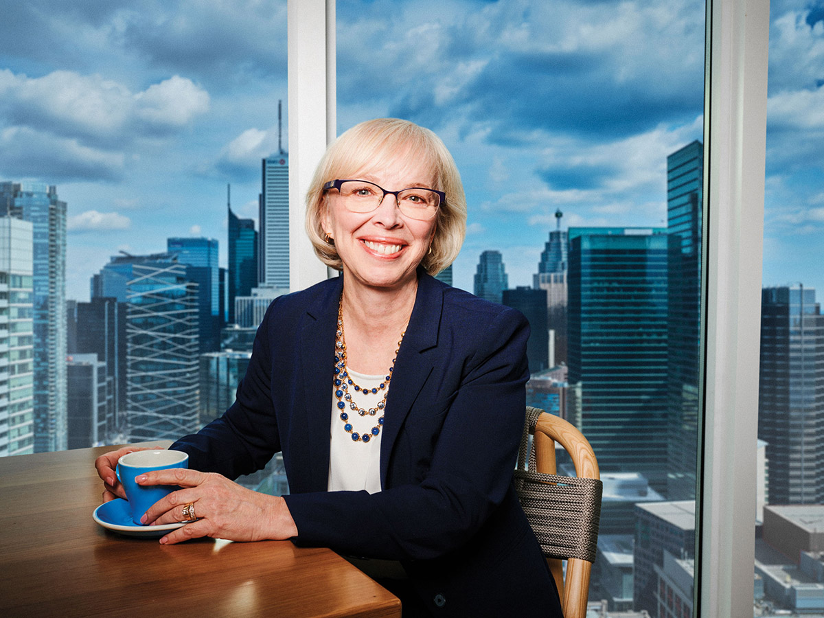 Portrait of Joy Thomas, president and CEO of CPA Canada