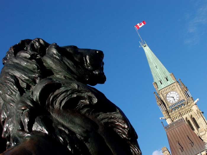 Peace Tower and Lion