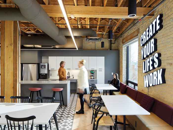  Workplace cafe in the Number Ten Architectural Group's office