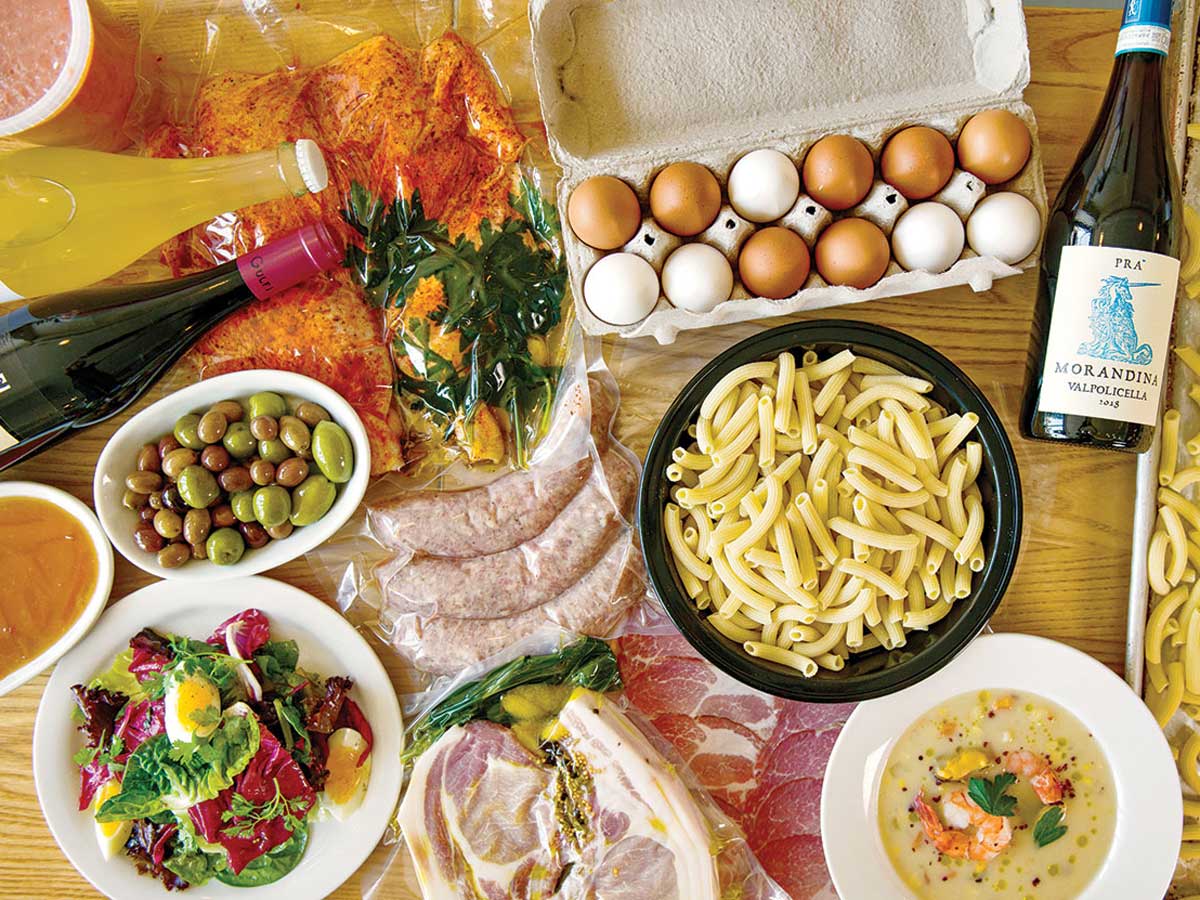 Un kit de repas en ligne du restaurant italien de Toronto Wynona