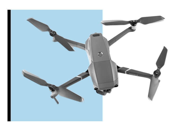 The DJI Mavic 2, a popular flying drone