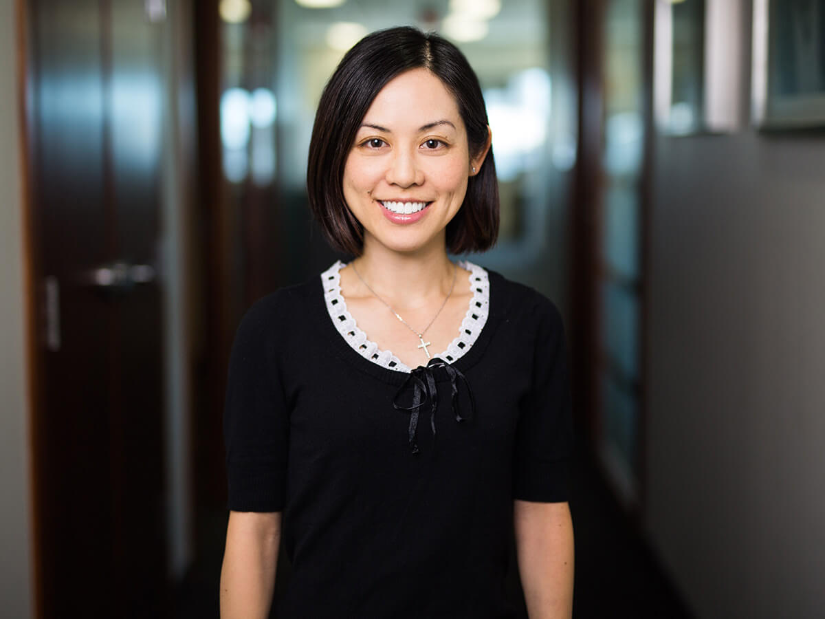 Portrait image of CPA Rosie Yeung, founder and principal of Changing Lenses