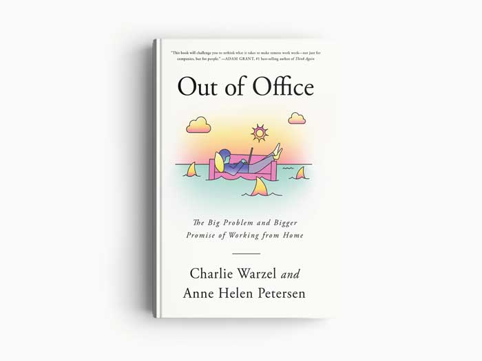 The front cover of the book Out of Office is shown