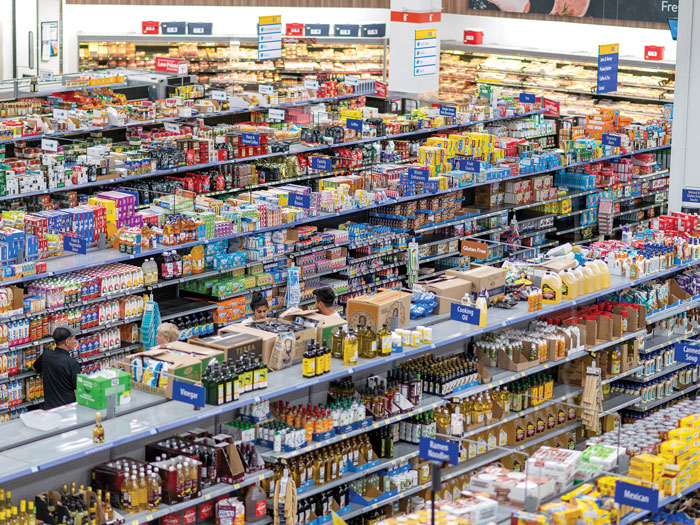 Image d'un supermarché à grande surface