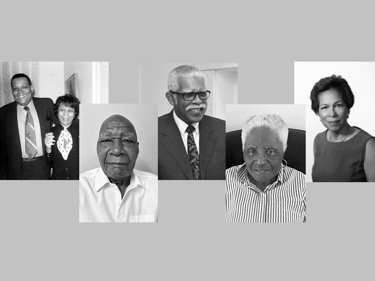 Photos de cinq premiers comptables noirs