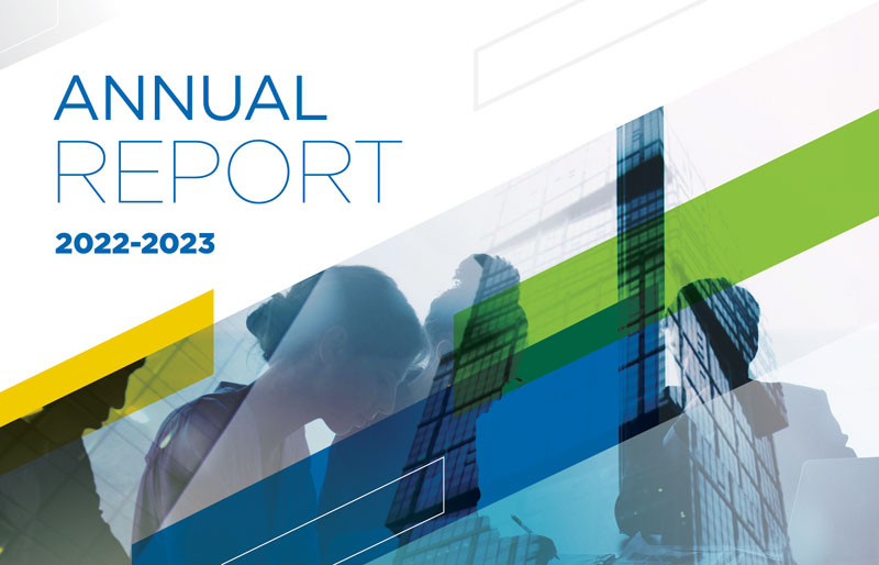 Annual report 2022-23 cover.