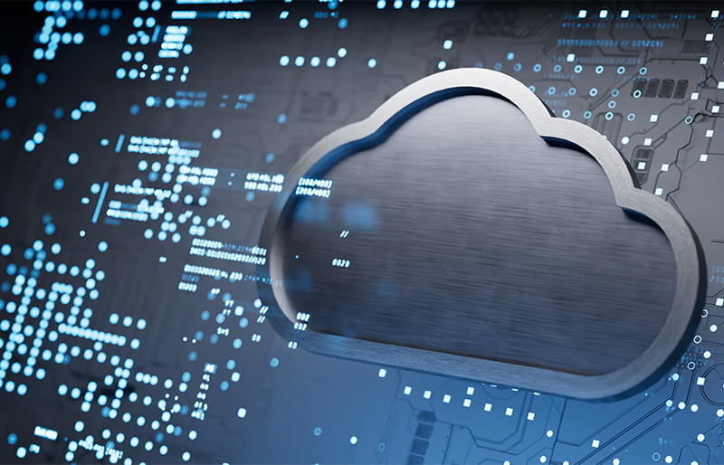 Cloud Computing Backup Cyber Security Fingerprint Identity Encryption Technology